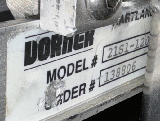 Dorner 2100 Outbound Quality Control Conveyor